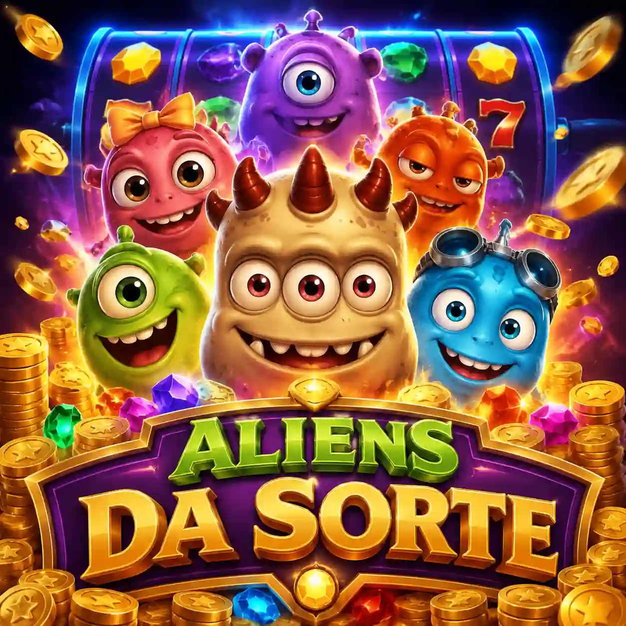 Reactoonz slot Play'n GO com aliens coloridos