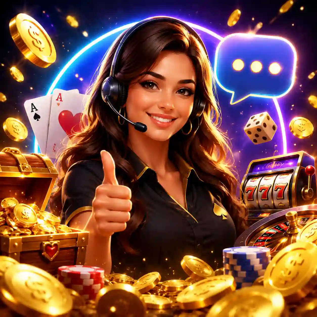 Ícone de chat ao vivo 24 horas do suporte 59b