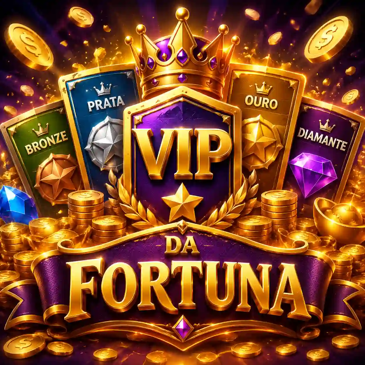 Comparação dos 4 níveis VIP Bronze, Prata, Ouro e Diamante no 59b